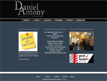 Tablet Screenshot of danielantony.com